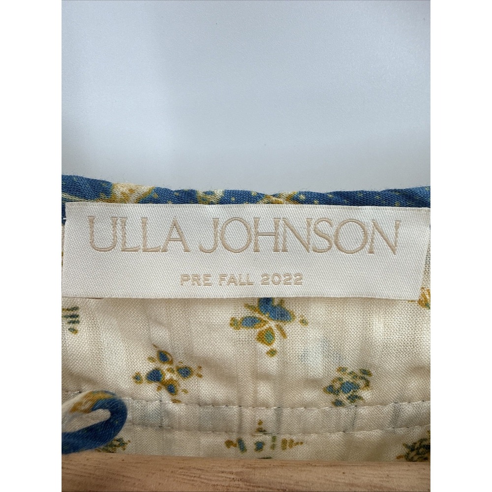 Ulla Johnson Womens 2022 Pre-Fall Floral Cotton Blend Maxi Dress Size 2 Boho - Picture 8 of 12